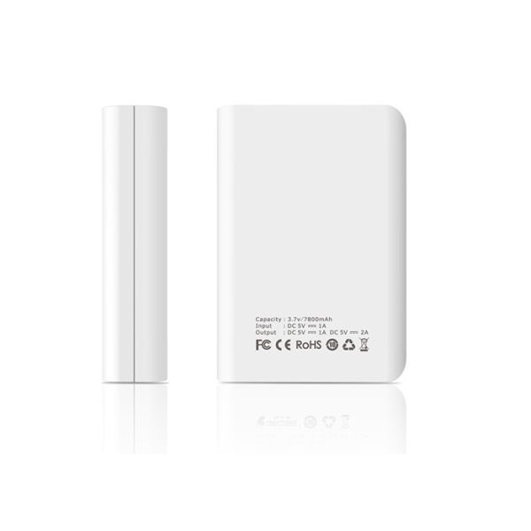 7800mAh USB Smart Mobile Power Bank External Battery for 18650 Samsung