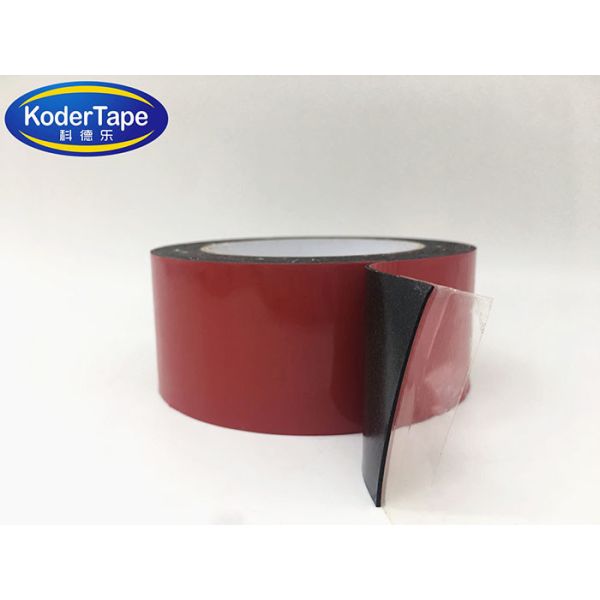 Black EVA Double Sided Adhesive Foam Tape In Solvent Glue 1-3mm Thickness For Furniture Accessories