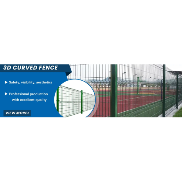 Eco Friendly PVC Coated 3x3 4x4 Galvanized Welded Wire Mesh 3D Fence with Pole Designs