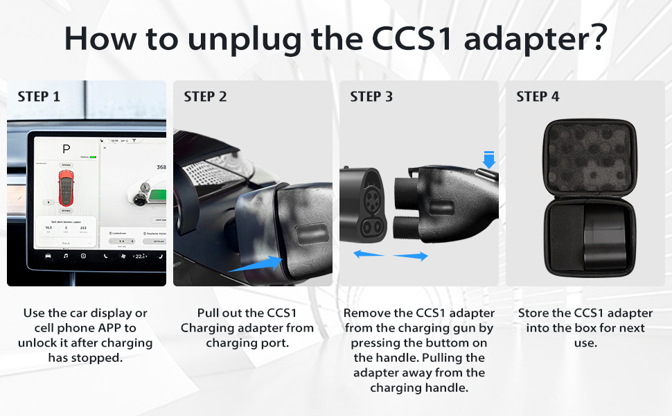 CCS Combo1 To Tesla Adapter CCS Combo 1 To Tesla Ev Charger Adapter For Models 3 Y S X