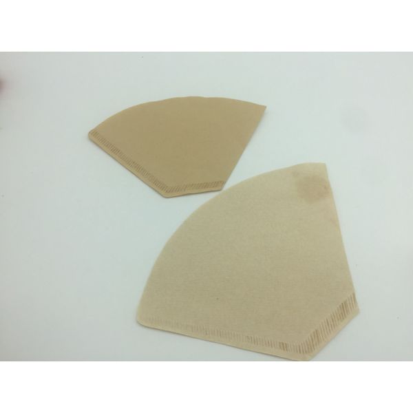 Disposable Drip Coffee Filter Paper , Organic Cone Shaped Coffee Filters Lightweight