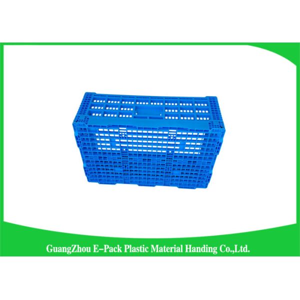 Eco-Friendly Collapsible Plastic Crates For Clothing / Plastic Turnover Box
