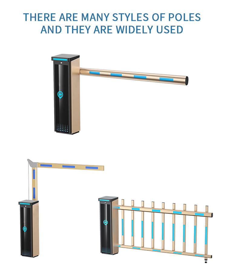 Adjustable Speed Swing Barrier Access Control System Anti Tailgating For Traffic Road
