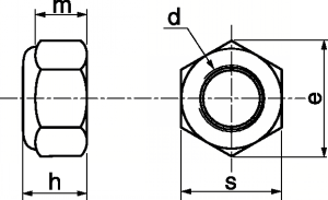 Stainless Steel A2 - 70 A4 - 80 Passivation Metric Thead Hex Nylon Inset Lock Nuts