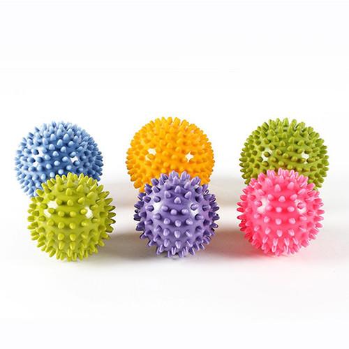 Quality Pilates Spiky Massage Ball PVC Foot Trigger Point Stress Relief Yoga Massager for sale
