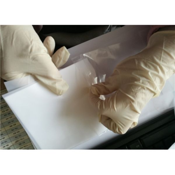 White Color Monofilament Polyester Mesh For Screen Printing , Easy To Clean