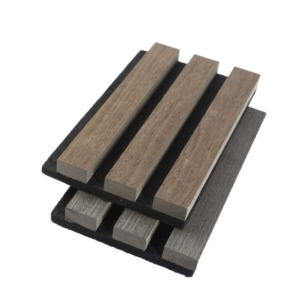 Modern Design Mdf Wooden Acoustic Panels With Veneer Finish For Decorative Panels