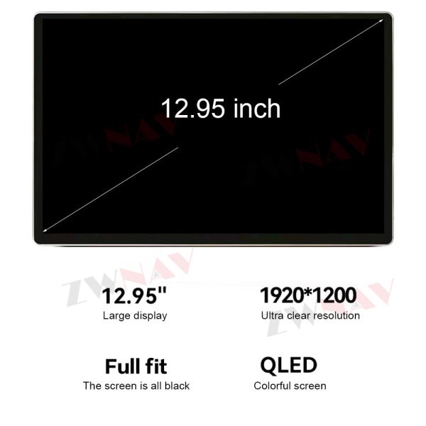 Universal Touch Screen 12.95 Inch Car Stereo GPS Navigation 2 Din Multimedia Double Din