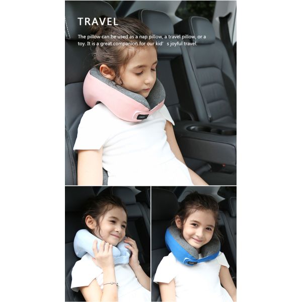 Flexible Travel Neck Pillow Car Headrest Child Neck Support Ergonomic Multi Sizes