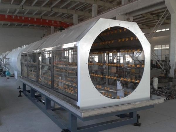 Professional HDPE Pipe Extrusion Line with Planetary Cutter, Guillotine Cutter, and Adjustable Cutting Speed