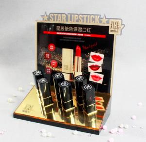 Buy cheap Countertop Acrylic Makeup Display Stand , Cosmetic Display Rack For Lipstick product