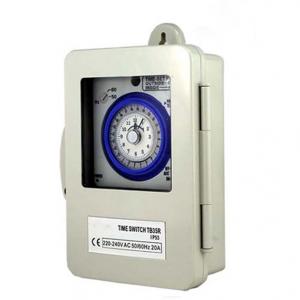 China IP53 ACC220V 20Amp 24hours mechanical clock time switch timer box TB35R on sale