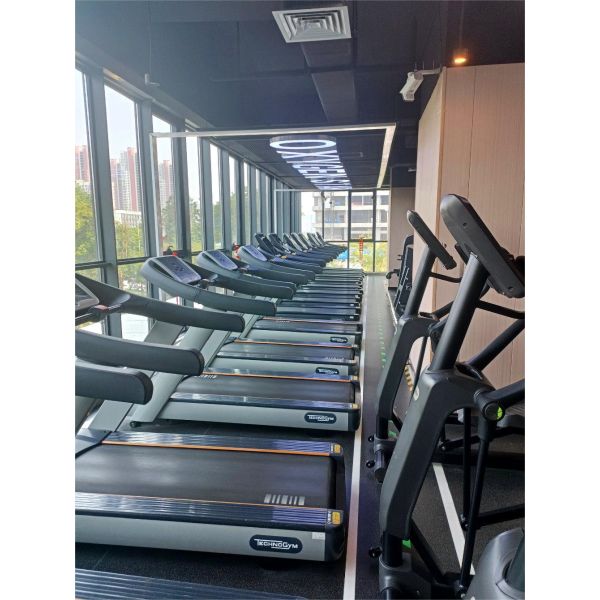 Electric Curved Treadmill Home Gym Commercial Grade Indoor Exercise Equipment LCD LED Display Motorized Mechanism Power Running