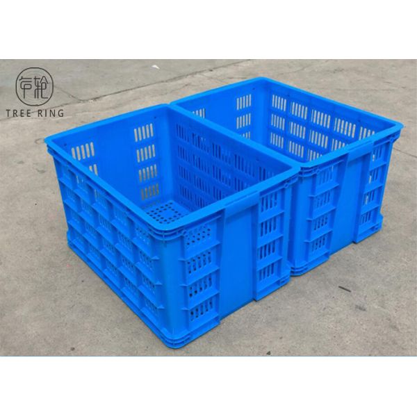 110L Heavy Duty Foldable Collapsible Plastic Fruit Vegetable Crates