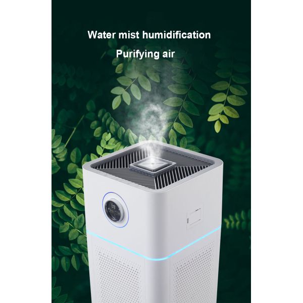 H11 H13 65dB Hepa Air Purifier Smoke Odor Sensor Office Home Use