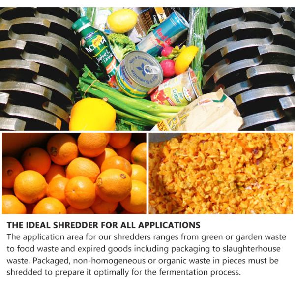 Shredder Machine Industrial Kitchen Waste Crusher Multipurpose Food Waste Gear Bearing Core Components Restaurant Compost