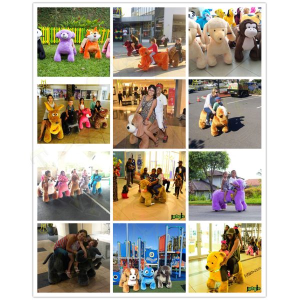 Hansel 2018 commercial electric coin operated amusement park rideable toys