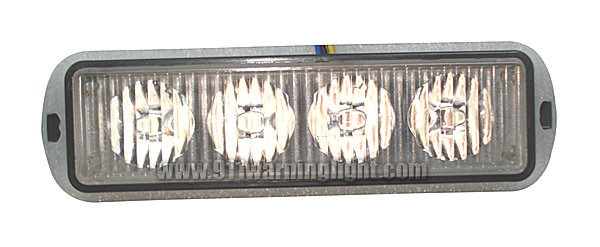 (VS-828) LED Grill light, 4pcs X 1W LEDs, 12VDC, Waterproof, 18 flash patterns