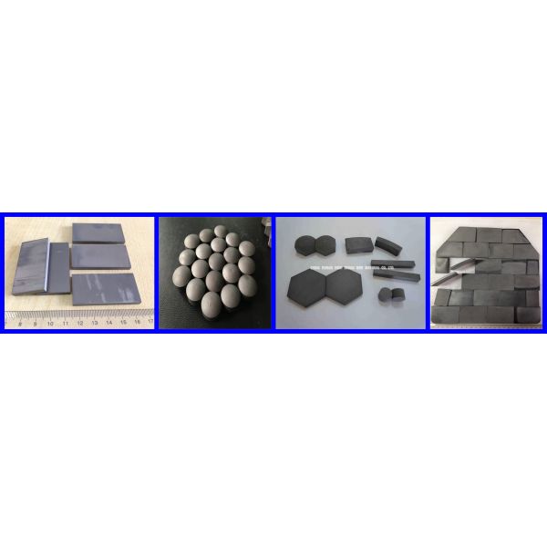 OEM B4C ceramic bulletproof plate B4C Armor Ceramic Silicon Carbide Armor Ceramic