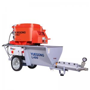 Buy cheap Electric Mortar Mixing Spraying Machines Concrete Cement Plastering Sprayer product