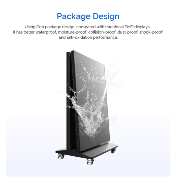 Good Selling Customized Folding Indoor Floor-Standing LED Display Panel LED Poster Display Screen