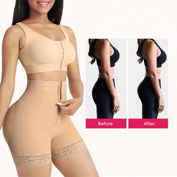 HEXIN Seamless High Waist Butt Lifter Shapewear Panties Standard Thickness in 7 Days