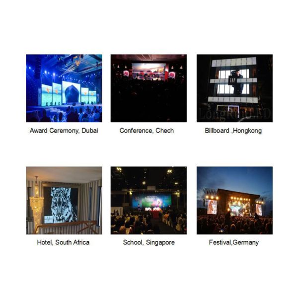 High resolution Indoor Fixed LED Display 240*180mm Module size noiseless design