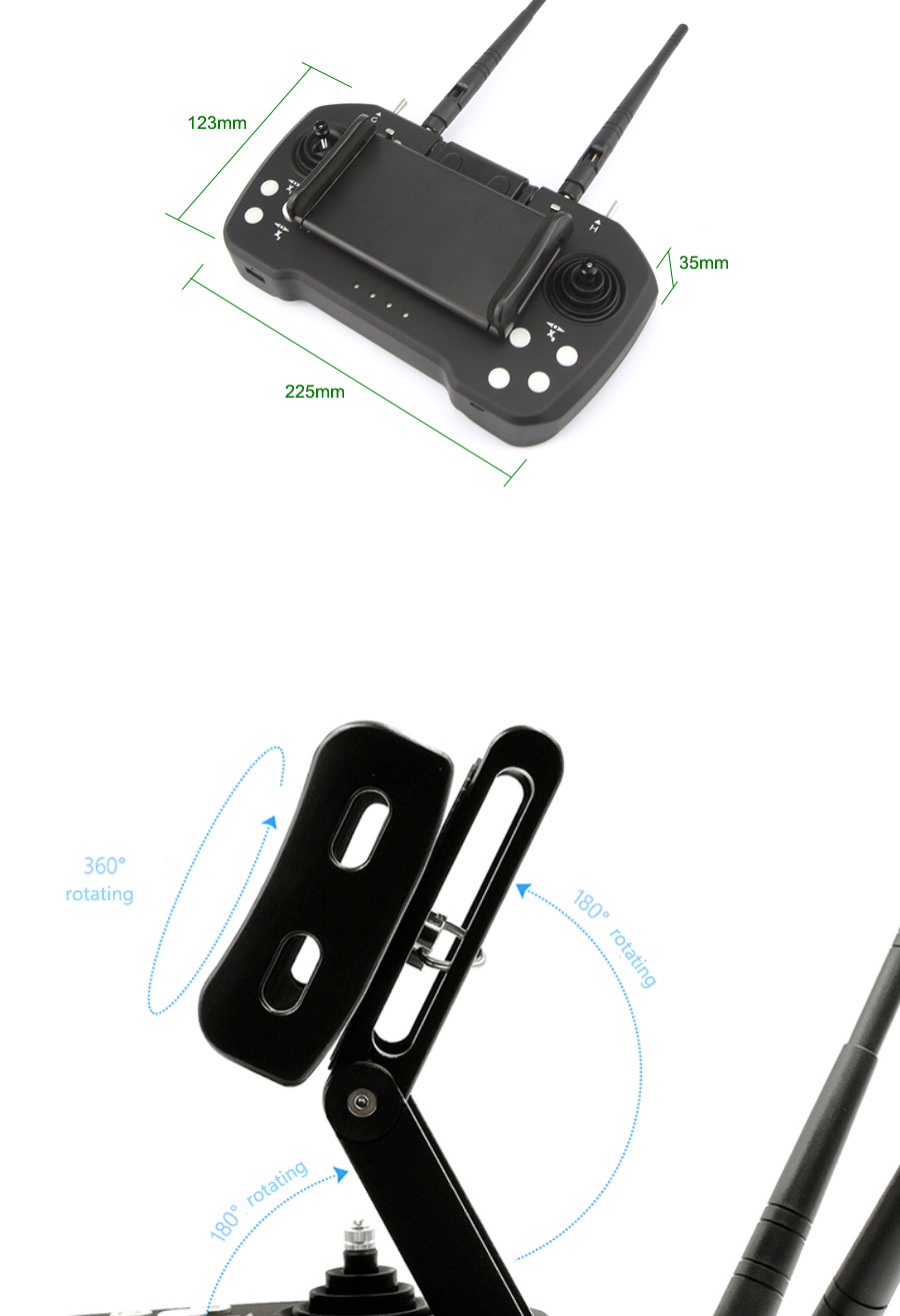 Skydroid T12 Remote Control Transmission Data Camera Plant Machine UAV Agriculture 20km Wind Facin