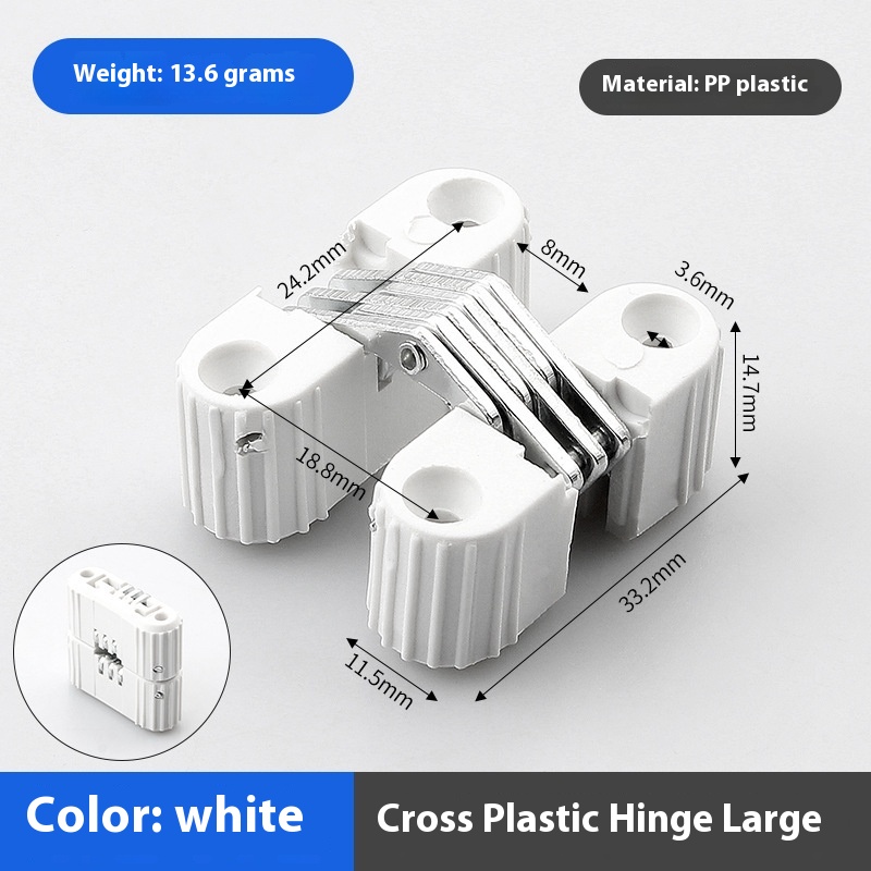 Factory Direct Concealed Aluminium Hidden Door Hinge 180 Automatic Closing Three-Dimensional Adjustable Soft Close 4-Hole Door