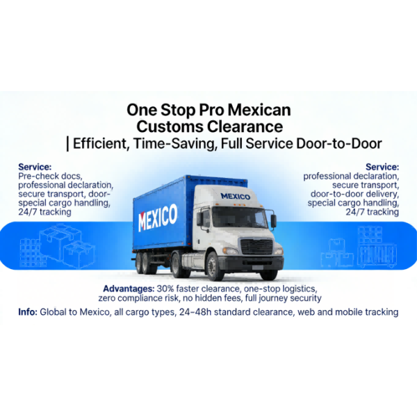 DDP International Shipping Door To Door One Stop Pro Mexican Customs Clearance