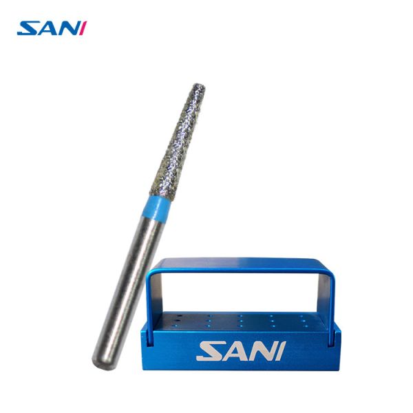 Dental Polish Bur Stainless Steel 11mm FG Diamond Bur Set For High Speed Handpiece