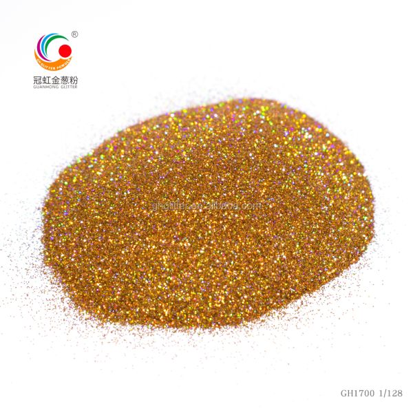 PET Bulk Holographic Glitter Brown Plum Laser Quadrangular Prismatic Shape