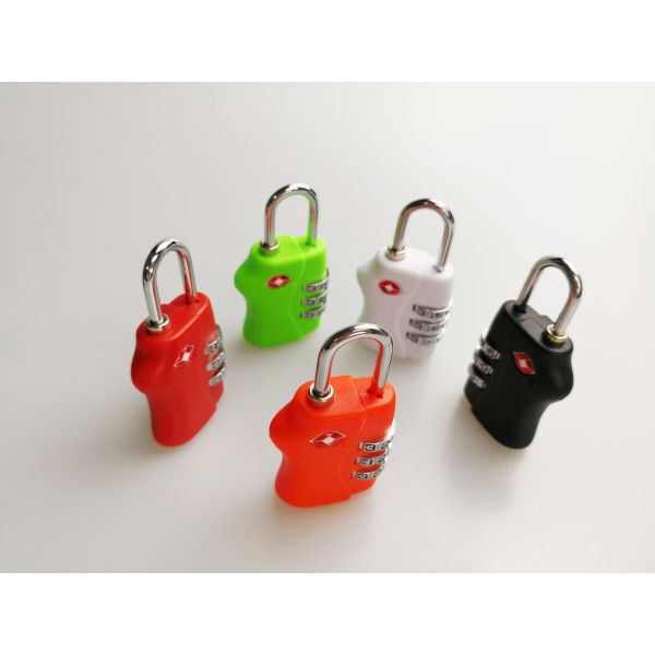 Heart Shape TSA Recognized Locks , Authorised PC Travel Combination Padlock For Suitcase