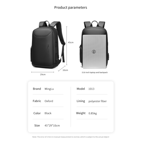 Soft Handle Water Resistant Computer Backpack OEM/ODM Accepable