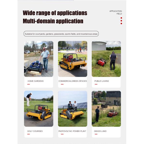 Durable Flail Mower with Enhanced Cutting System, Efficiently Cuts Tall Grass, Weeds and Brush, Stable Structure