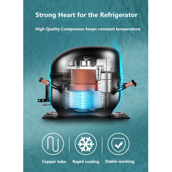 Anticorrosive Pastry Table Top Cake Display Chiller Practical Glass Material