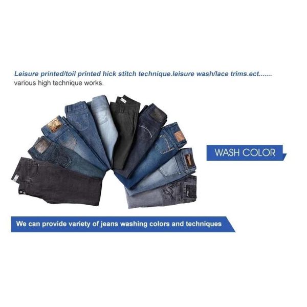 Cotton Fashion Casual Pants Ripped High Street Wear Solid Jeans