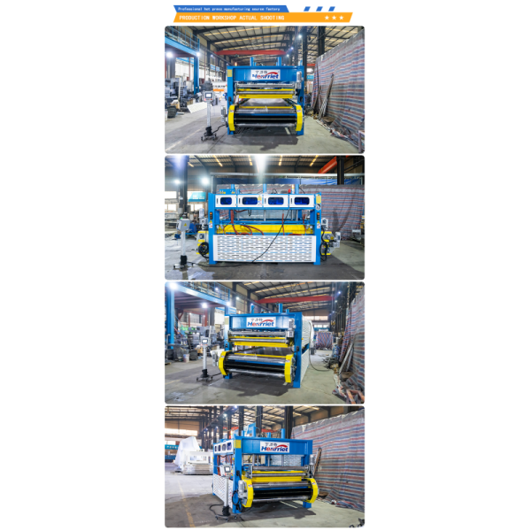 Customized Automatic Conveyor Hot Press Production Line with 50T Maximum Pressure and 3500mm*1800mm Workbench for Art Doors