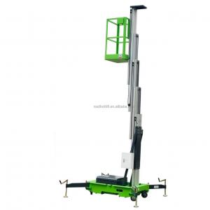 Buy cheap Portable 130kg 6m Aerial Work Platform Lift Hydraulic Aluminum Alloy Electric product