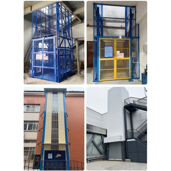 6m High 500kg-20000kg Industrial Indoor Goods Lift Hydraulic Cargo Elevator