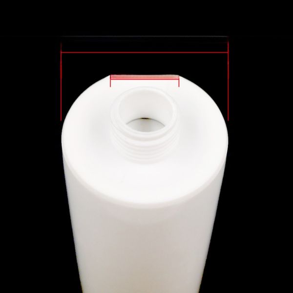 310ml HDPE Empty Silicone Sealant Large Diameter Plastic Cartridge with External Thread