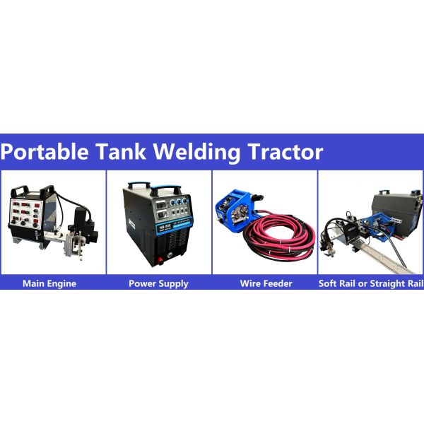 Portable And Simple Carbon Steel Tank Seam Welding Machine With LINCOLN Power Source