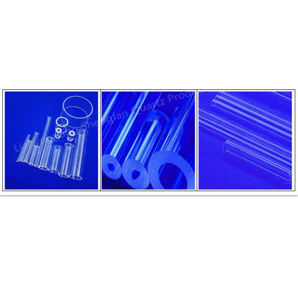 Electric Light Source Quartz Glass Tube Further Processing Accepted