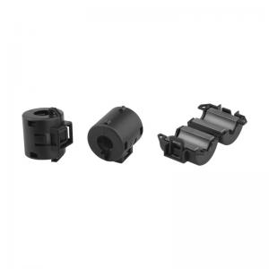 Buy cheap 13.5mm RFI EMI Clip On Ferrite Core Cable Clamps Black Grey product