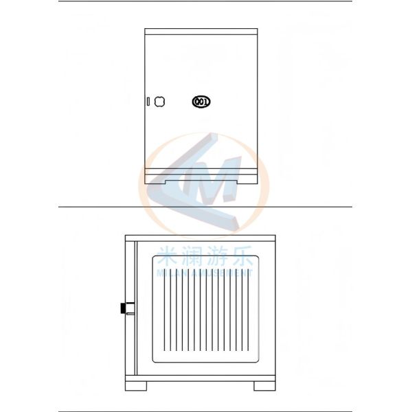 Customized Thickened Abs Storage Locker With Lock For Water Park