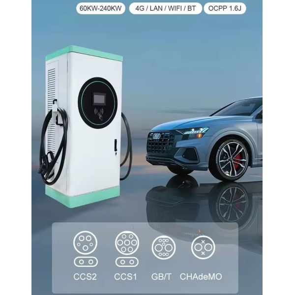 Floor Standing EV Charger Station 7KW 22kw Type 2 Type 1 Electric Car Charging Pile