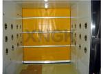 PVC Curtain Rolling Door Clean Room Air Showers 316 Ss Frame Material