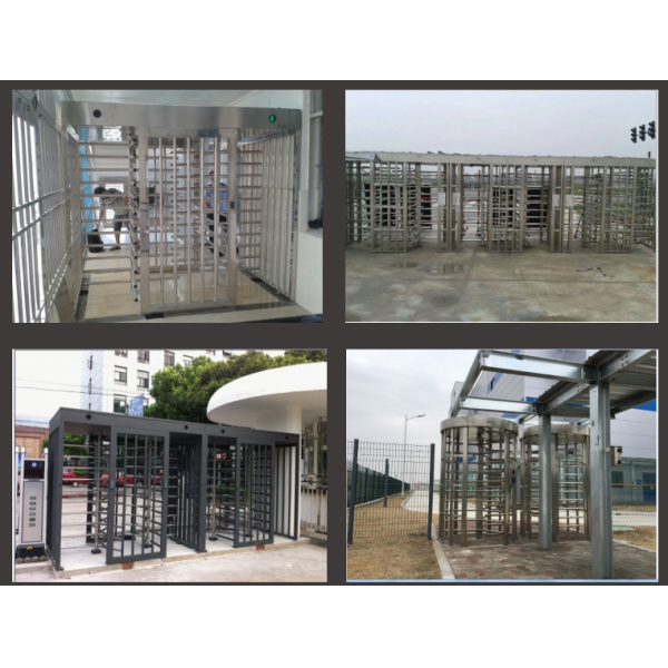 Electrical Interface Full Height Turnstile With ID/IC Card Fingerprint Face Recognition