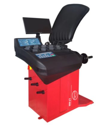 LCD Display Car Tire Balancing Machine High Precision Lengthening Shaft Automatic Wheel BalancerInfrared Positioning Function Tyre Balancing Machine