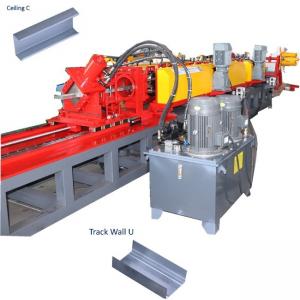 Buy cheap Galvanized Metal Stud And Track Wall Framing Profile Rolling Forming Machine product